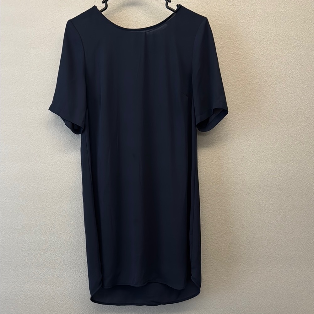 Elegant Black Short Sleeve Dress w/ cami